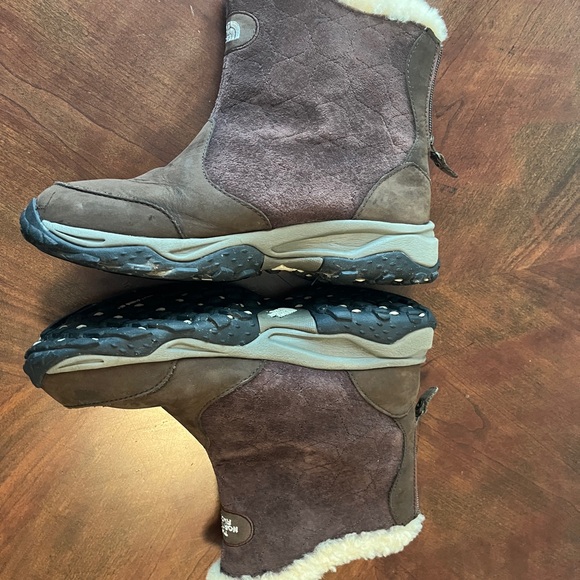 The North Face Bella Alta Suede Lined Zip Boots Women’s Size 8 - Picture 9 of 11